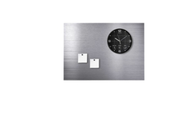 Wandklok Unilux On Time Ø30,5cm zwart/wit