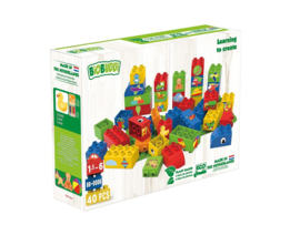 BiOBUDDi Educatieve blokken met basisplaat BB-0006 40dlg