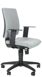 INTRATA bureaustoel met lage rugleuning  zwart - grijs