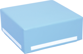 Foam kubus 50x50x20cm - Blauw