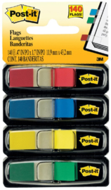 Indextabs 3M Post-it 6834 11,9x43,1mm assorti