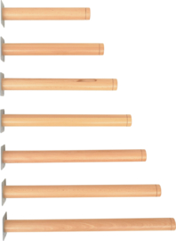 Set van 4 Poten voor Flexi tafelbladen - hoogte: 52 cm