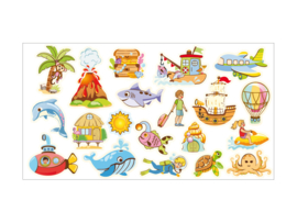 Magnetische figuren de zee