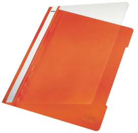 10x Snelhechter Leitz 4191 A4 PVC oranje