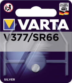 Batterij Varta knoopcel V377 horloge blister à 1stuk