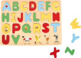 Alfabet puzzel - hoofdletters - Engelstalig