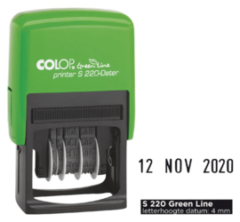 Datumstempel Colop S220 green line 4mm