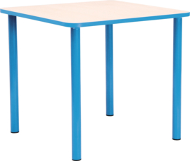 Vierkante Quint-tafel 65 x 65 cm 40-58cm lichtblauw