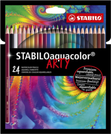 Kleurpotloden STABILO aquacolor 1624-1-20 etui à 24 stuks