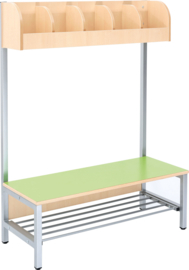 Flexi garderobe 5, zithoogte 35 cm - groen