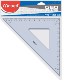 Geodriehoek Maped 45gr 32cm