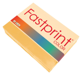 Kopieerpapier Fastprint A4 80gr goudgeel 500vel