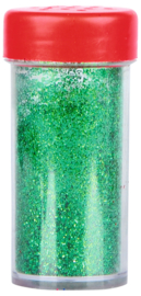 Glitter  klein 20 gram  - groen