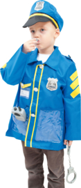 Verkleedpak - politieagent met accessoires