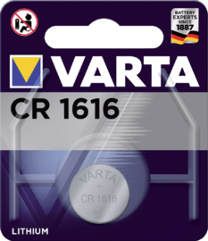 Batterij Varta knoopcel CR1616 lithium blister à 1stuk