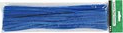 Chenilledraad  50cm donker  blauw 6mm 100 stuks