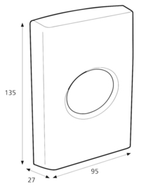 Dispenser Katrin 91875 dameshygienezakjes wit