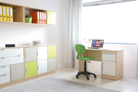 Quadro - bureau met lade en kast