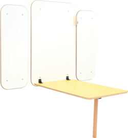 Klaptafel Flexi - geel 70-76cm