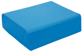 Grote zachte tafel /poef  78x68x24cm - Blauw