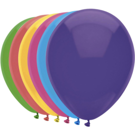 100 xBallonnen div kleuren middelgroot