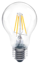 Ledlamp Integral E27 4,5W 2700K warm licht 470lumen dimbaar
