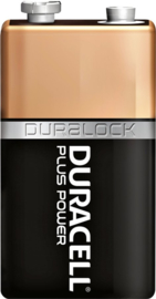Batterij Duracell Plus Power 1x9Volt MN1604