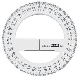 Kompasroos M+R 2410 100mm polystyrol transparant