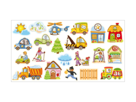 Magnetische figuren de winter