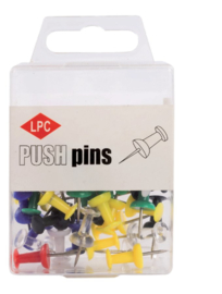 40x Push pins LPC  assorti