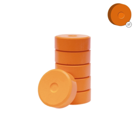 Colorall verfblokken Ø 5,5 cm  6 dlg - Oranje