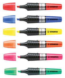 5 stuks Markeerstift STABILO Luminator 71/41 blauw