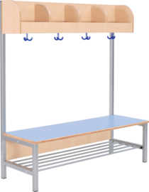 Flexi garderobe 4, zithoogte 26 cm - lichtblauw