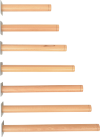 Set van 4  Poten voor Flexi tafelbladen - hoogte: 46 cm