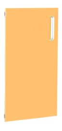 Deur voor smalle kast Flexi en kast M met scheidingswand links - oranje