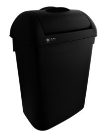 Afvalbak Satino Black Hygiene box 8 liter zwart