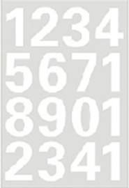 Etiket Herma 4170 25mm getallen 0-9 wit