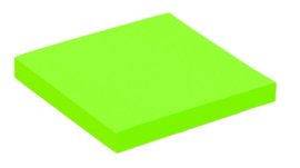 Memoblaadjes Quantore 76x76mm neon groen