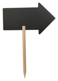 Krijtbord Securit pijl 73x45cm met houten pin