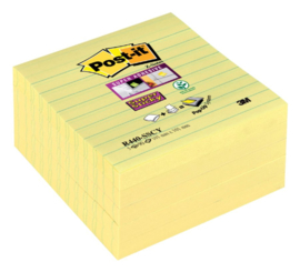 5x Memoblok 3M Post-it Z-Notes 101 x 101 mm. lijnen