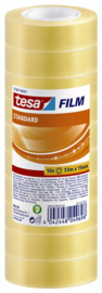 Plakband Tesa film standaard 15mmx33m krimp 10rollen