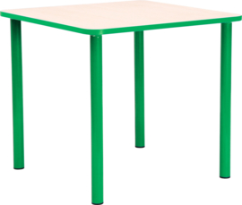 Vierkante Quint-tafel 65 x 65 cm 40-58cm groen