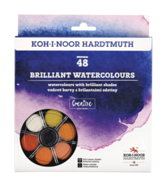Waterverf Koh-i-Noor briljant 48 kleuren