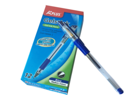 A+plus gel pen 0.6 mm blauw 12 stuks