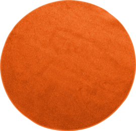 Rond tapijt - diam. 100 cm - terracotta