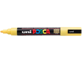 Verfstift Posca medium punt 1.8 - 2.5 mm. strogeel