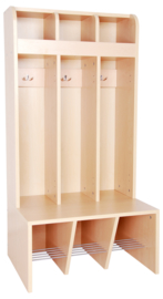 Mariposa garderobe hoog - 3 personen