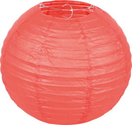 Papieren lampion - rood