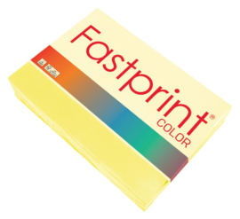 Kopieerpapier Fastprint A4 120gr zwavelgeel 250vel