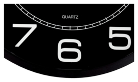 Wandklok Unilux Mega Ø57,5cm zwart